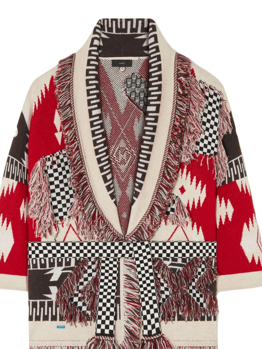 Affordable Racing wool Alanui Women Icon cardigan 0422